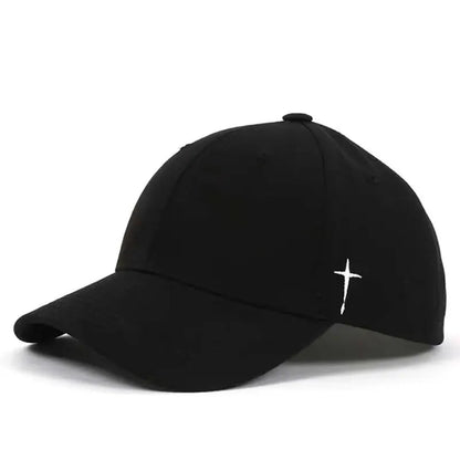 Unisex Simple Cross Embroidery Baseball Cap