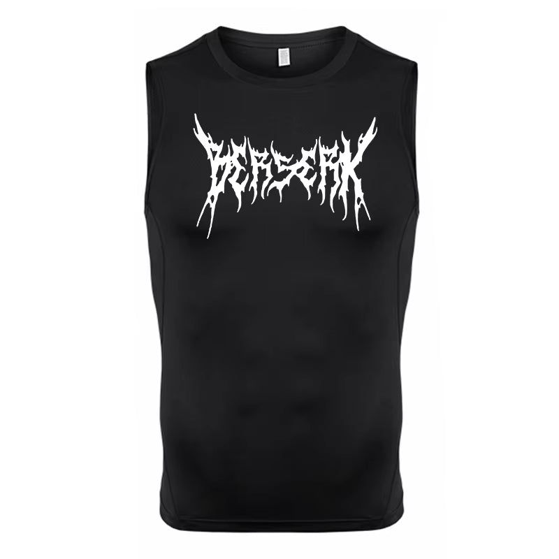 "Berserk" Graphic Compression Tank top 