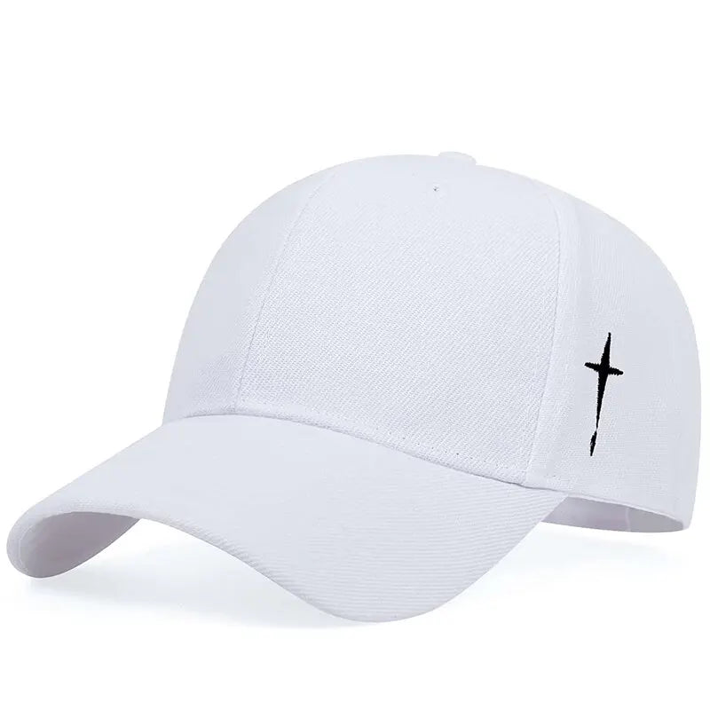 Unisex Simple Cross Embroidery Baseball Cap