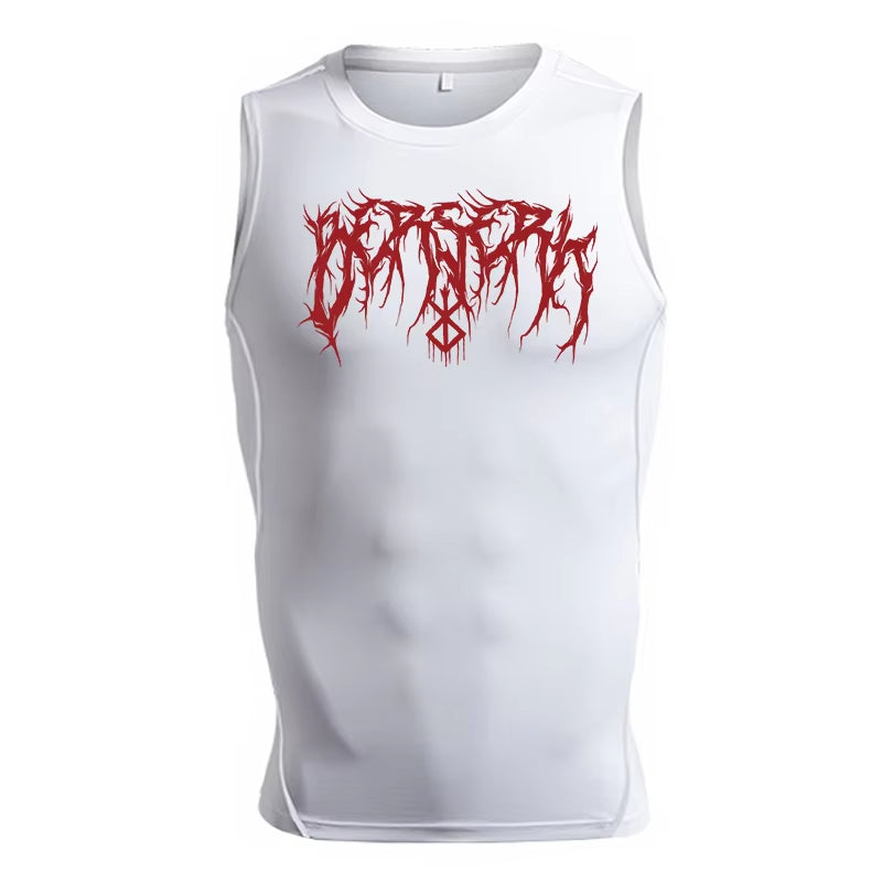 "Berserk" Graphic Compression Tank top 