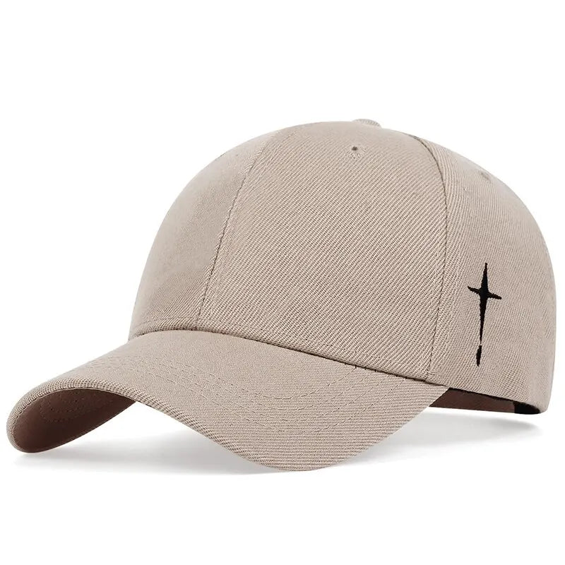 Unisex Simple Cross Embroidery Baseball Cap